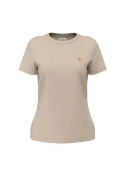 T-SHIRT DONNA - GUESS ATHLEISURE TAUPE - V4YI09 J1314