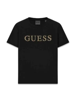 T-SHIRT DONNA - GUESS ATHLEISURE NERO - V6RI20 J1314