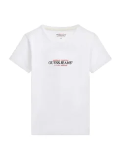 T-SHIRT DONNA - GUESS JEANS BIANCO - W4YI03 J1314