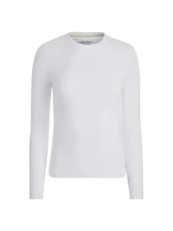 T-SHIRT DONNA - GUESS JEANS BIANCO - W4YI22 J1314