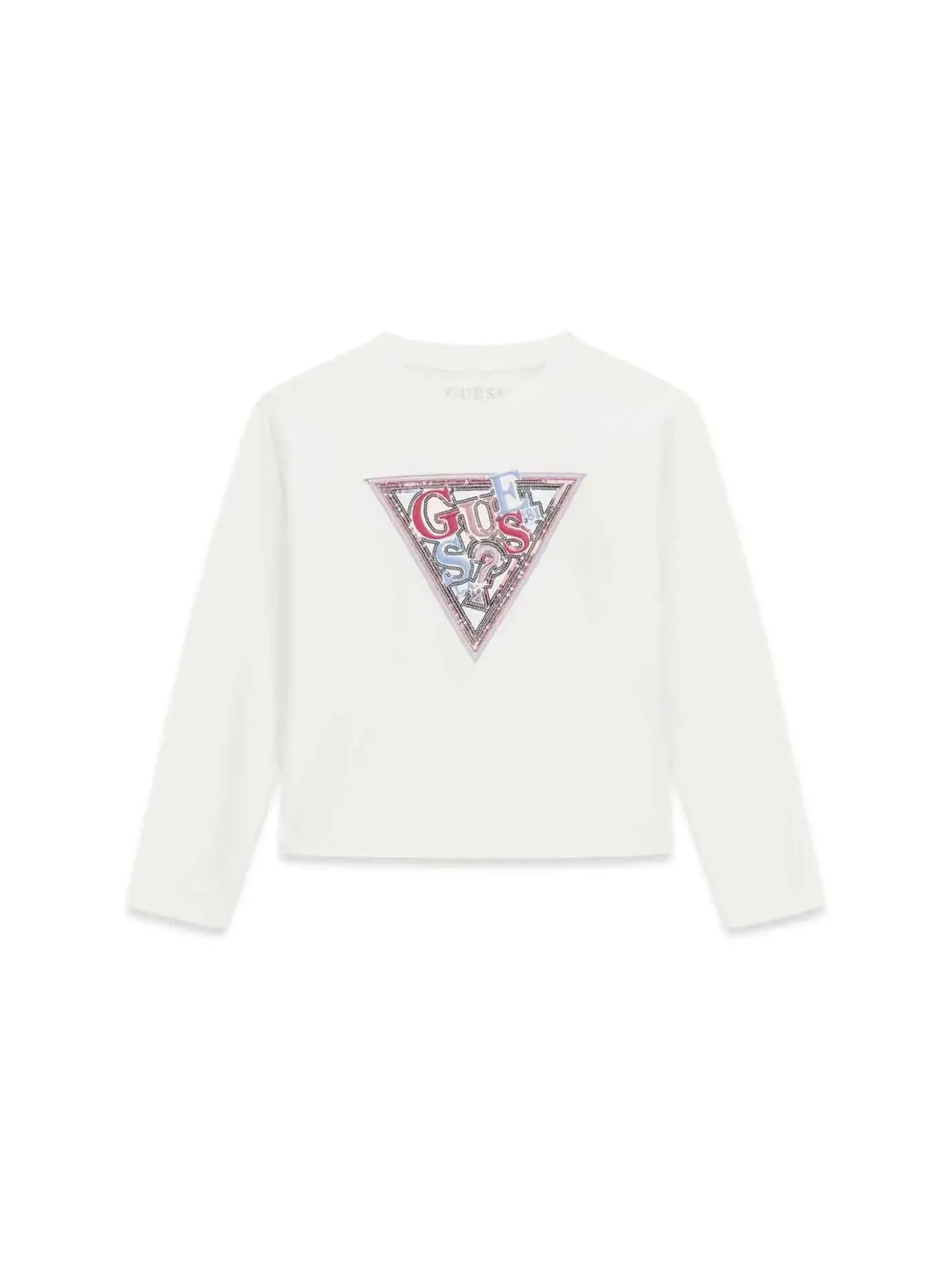 T-SHIRT RAGAZZA - GUESS KIDS BIANCO - J6YI07 K3704