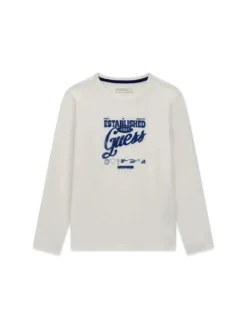 T-SHIRT RAGAZZO - GUESS KIDS BIANCO - L6YI10 K3723