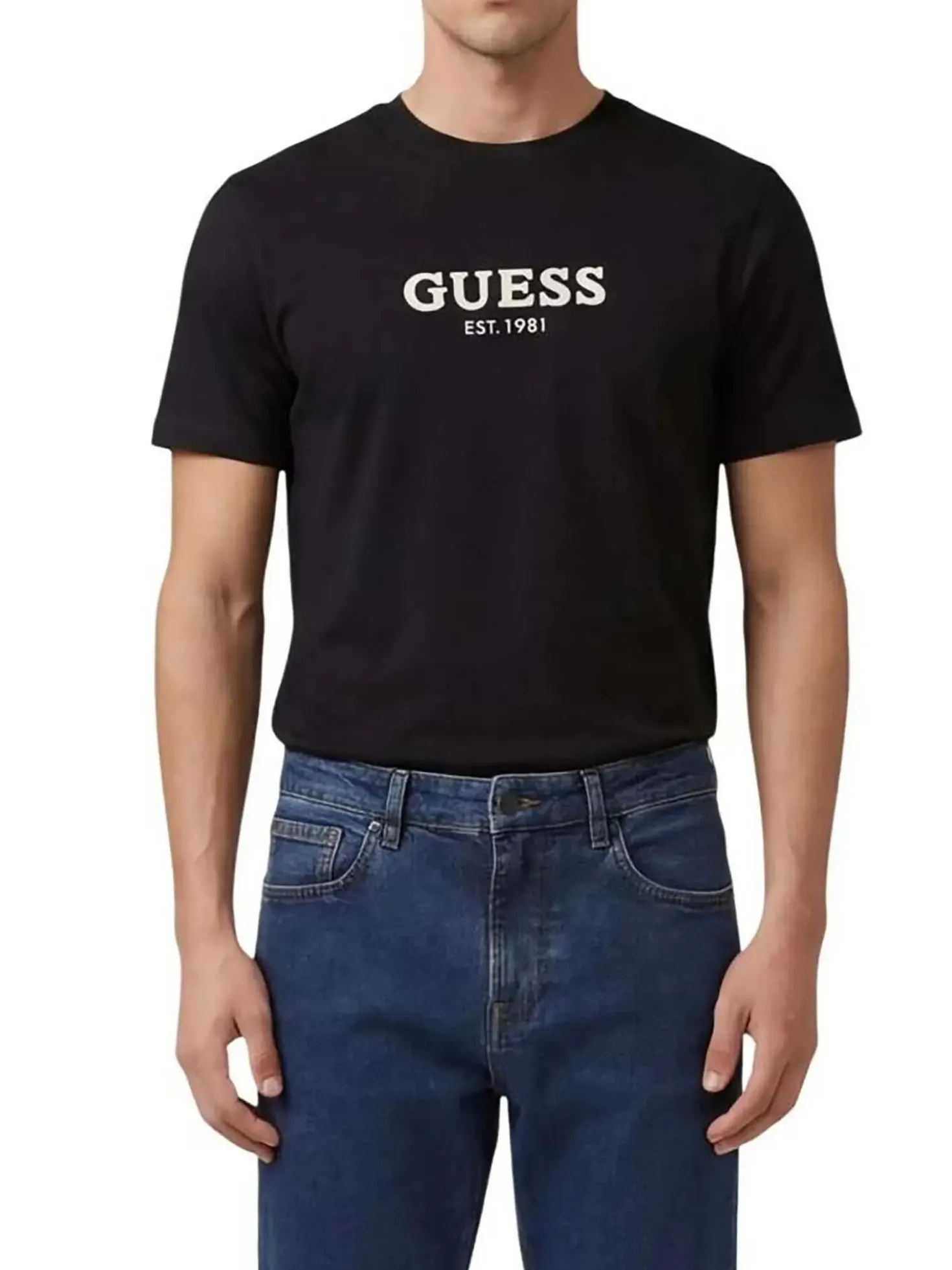 T-SHIRT UOMO - GUESS APPAREL NERO - M6GI16 K3032