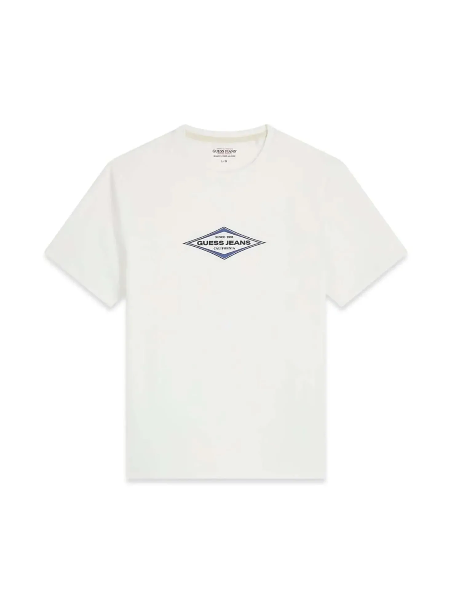 T-SHIRT UOMO - GUESS JEANS BIANCO - M6GIB4 K8HM0