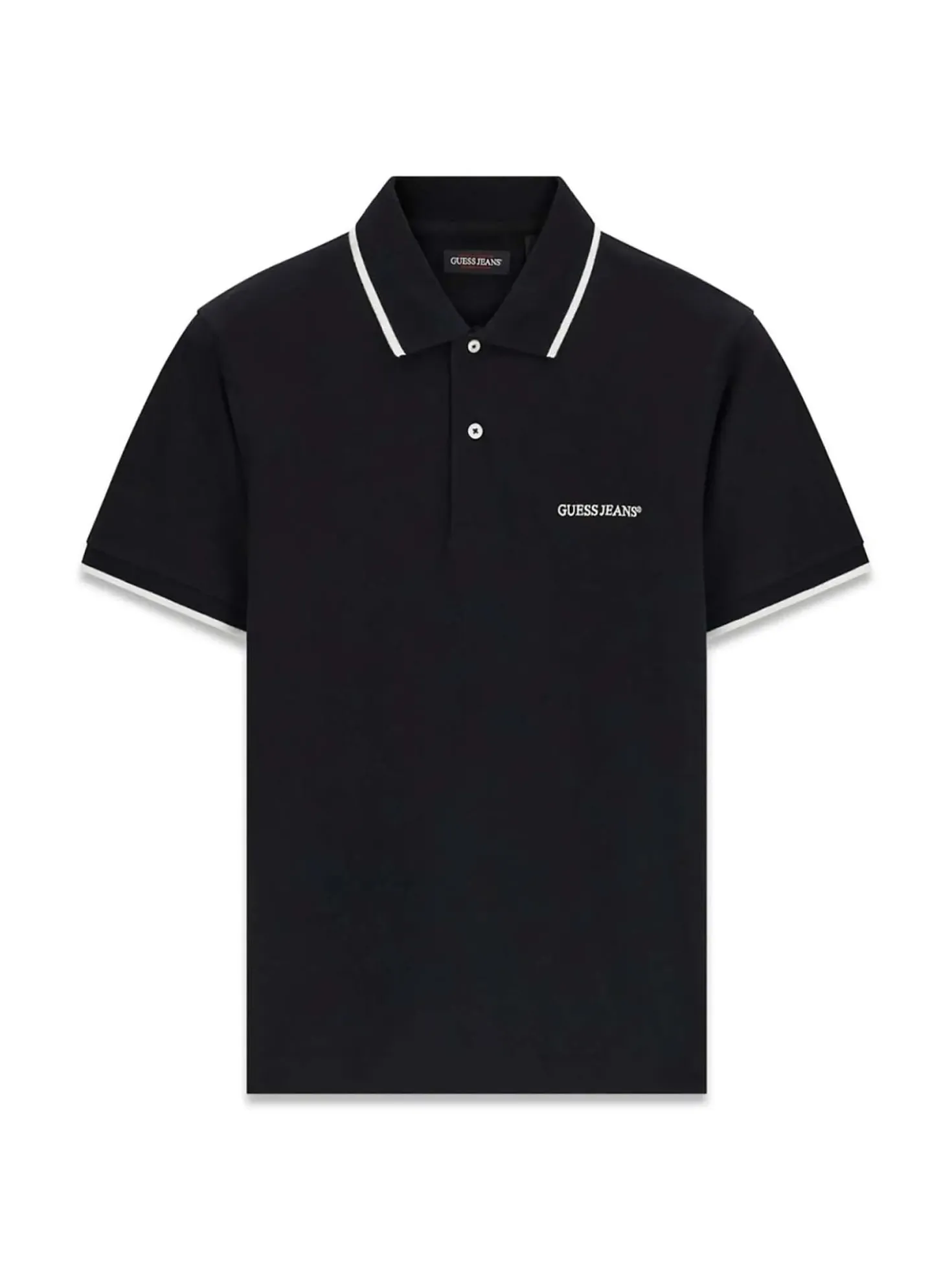 T-SHIRT UOMO - GUESS JEANS NERO-BIANCO - M6RP24 KCJV1