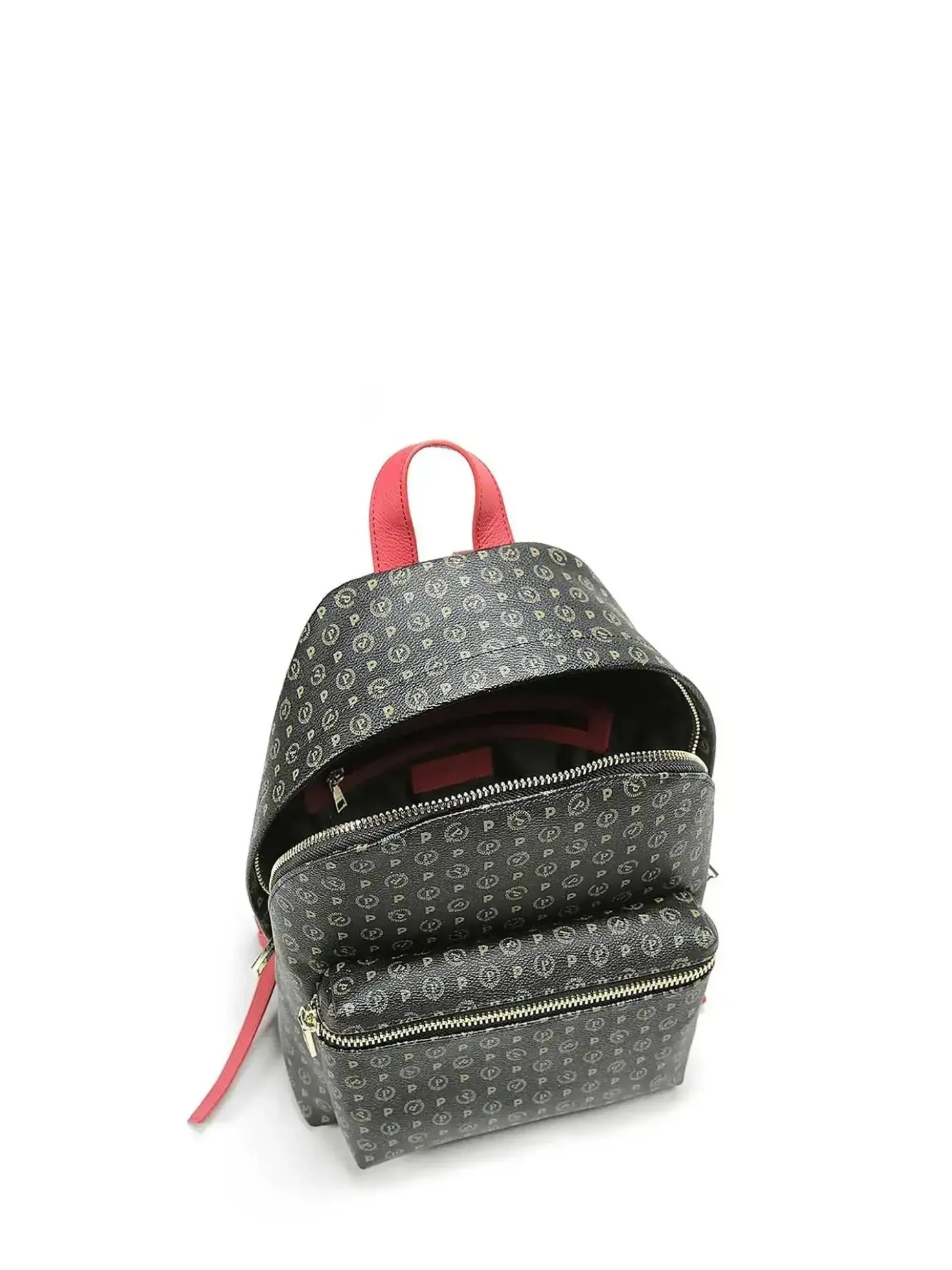 ZAINO DONNA - POLLINI NERO-ROSSO - TE8412PP03Q11